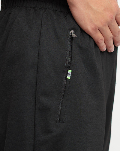 Schwarz Gerade Jogginghose für Herren - Kleidung