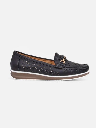 Royalfashion Damen perforierte Mokassins Cerro