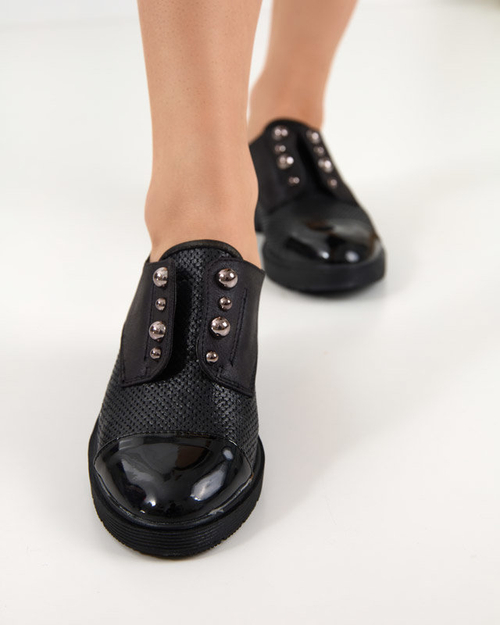 Чорні жіночі туфлі Sudi