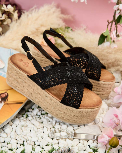 Royalfashion Damen Eloviale Stiefelsandalen