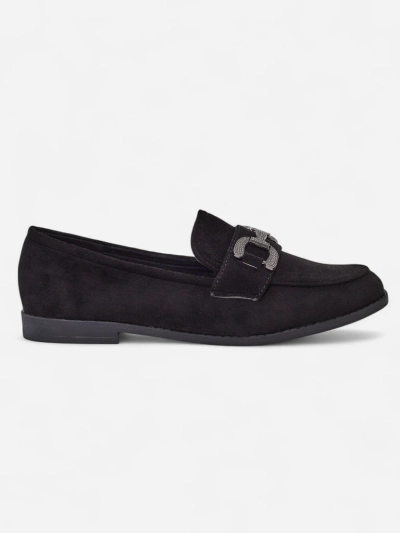 Royalfashion Elegante Damen-L Loafer mit Zirkonia-Dekoration Zante
