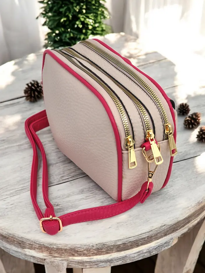 Royalfashion Kleine Damenhandtasche aus Ökoleder