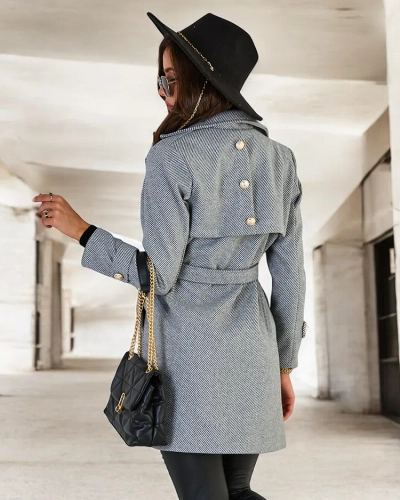 Royalfashion Women's Tiered Coat
