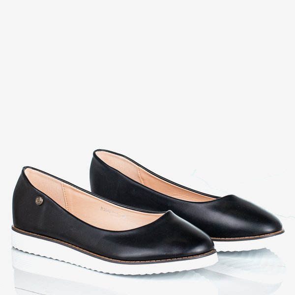 Vycoriessa schwarze Damenballerinas - Schuhe