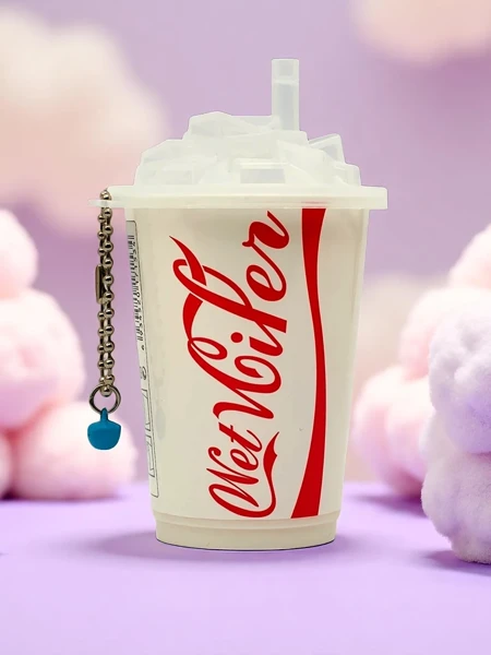 Feuchtigkeitsspendende Tücher in dekorativer, becherförmiger Eisverpackung, 30 Stück