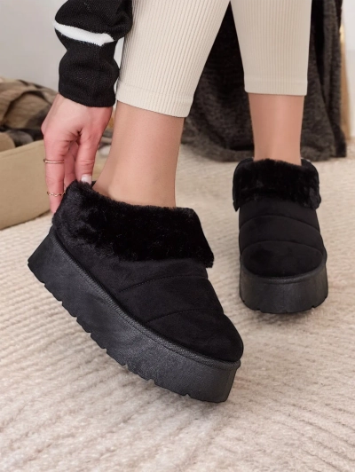 Royalfashion Kurze Damenstiefel à la Schneestiefel Eliozi