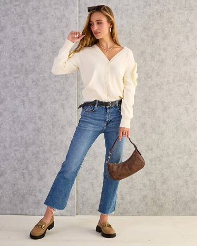 Royalfashion Unbuttoned Women's Sweater