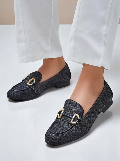 Royalfashion Durchbrochene Damen-Loafer Sallim