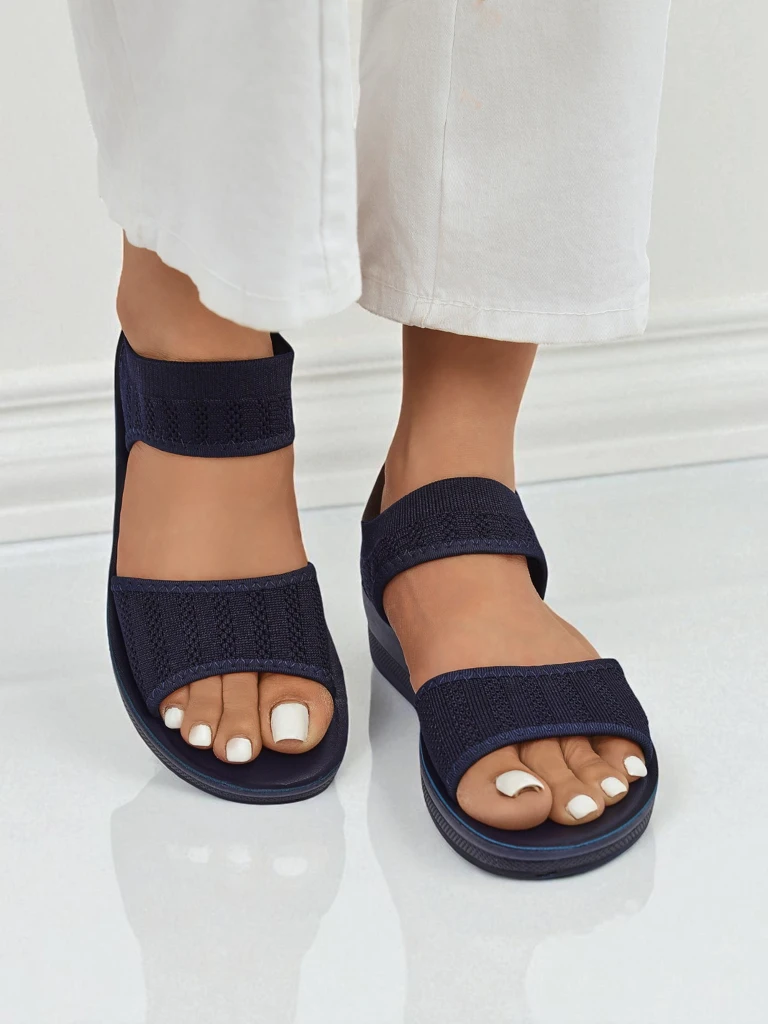 Royalfashion Damensandalen mit dickerer Sohle Viva Flex II