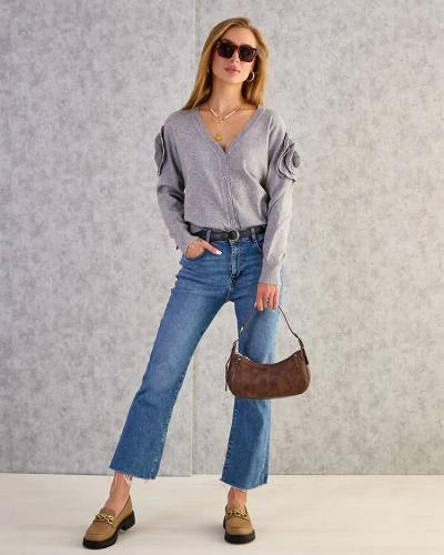 Жіночий светр Royalfashion без ґудзиків