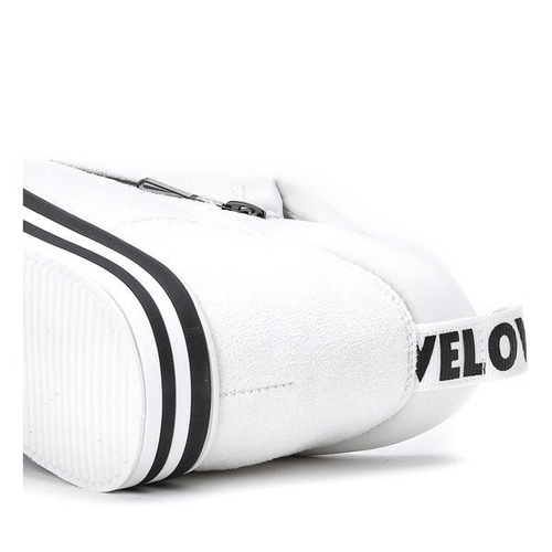 OUTLET Білі кросівки із закритим клином Schino - Взуття