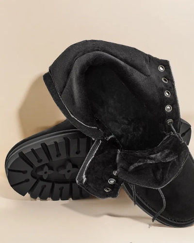 Royalfashion Damen Trapper Stiefel Savbery