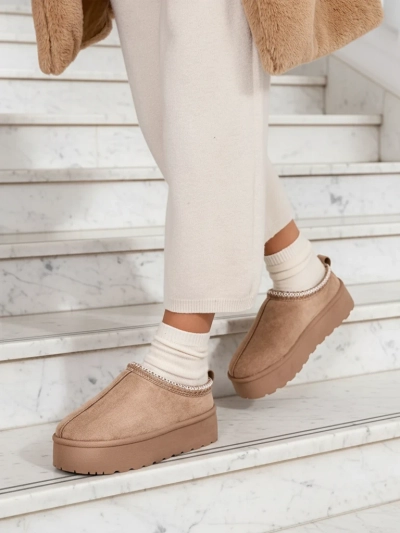 Royalfashion Damen Zommy Kurzstiefel a'la Schneestiefel