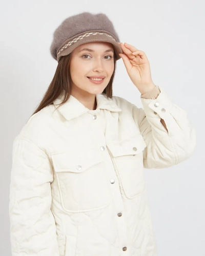 Royalfashion Damen-Baskenmütze mit Schirm