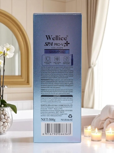 Professionelles Haarshampoo mit Kollagen – Intensive Feuchtigkeitspflege und Glättung der Haare 5-in-1