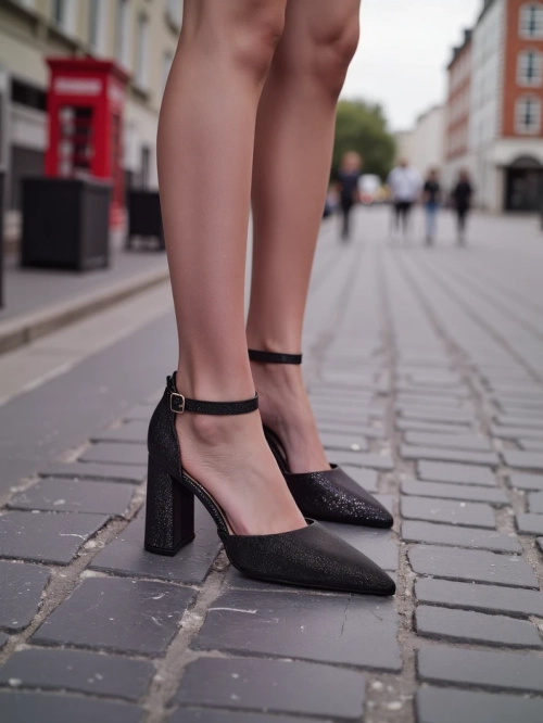 Royalfashion Жіночі глітерні туфлі Noratt