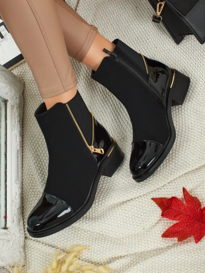 Damen Stiefeletten Öko-Leder Selyrix