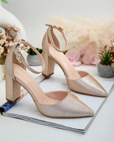 Шпильки Royalfashion, декоровані блискітками Flir