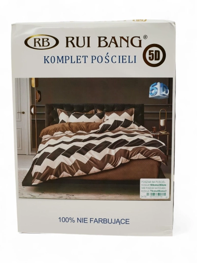 Royalfashion Візерунчаста постільна білизна 180x200 комплект 3 ЧАСТИНИ