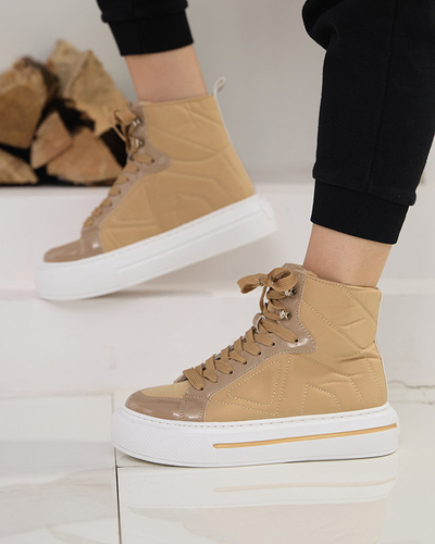 Sportschuhe für Damen in Khaki Asmako- Schuhe