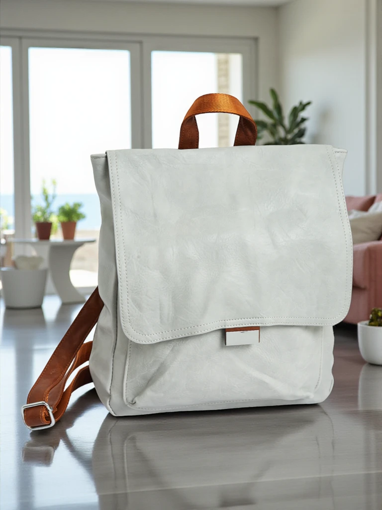 Royalfashion Damenrucksack aus Öko-Leder Klara