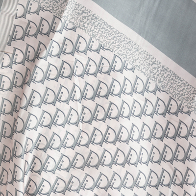 Pinker Damenschal mit Aufdruck - Accessoires