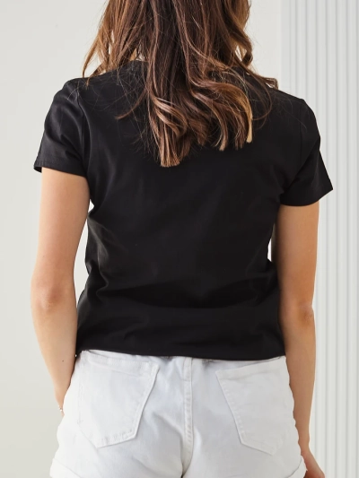 Royalfashion Damen Baumwolle Schmetterlingsbluse