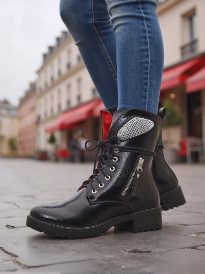 Royalfashion Damen-Stiefel Arbeitsschuhe Volio