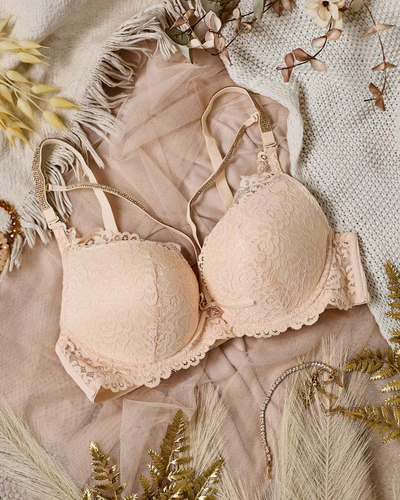 Royalfashion Damen-BH mit Spitzenverzierung
