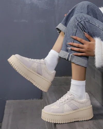 Royalfashion Damen Plattform Sneaker Venusoe