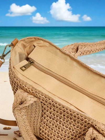 Royalfashion Große Strohtasche für Damen Bella Paglia
