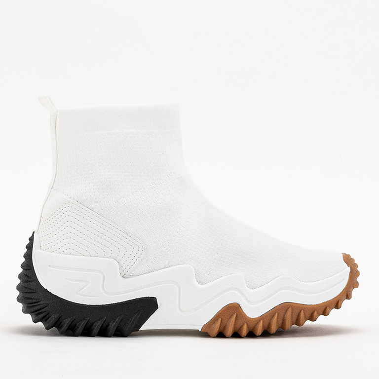 Weiße Tenera Plateau-Sneaker für Damen - Schuhe