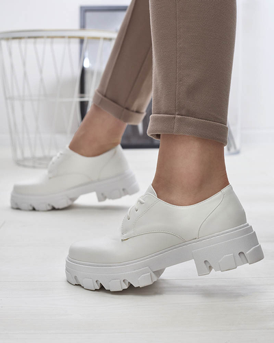 Weiße Damen-Halbschuhe Delgor- Footwear