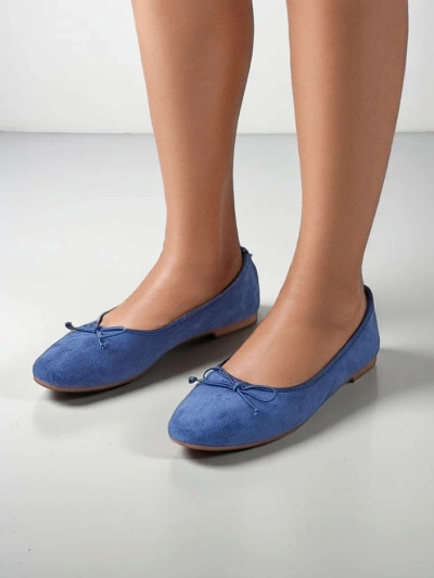 Royalfashion Damenflats mit einer Schleife Zaame