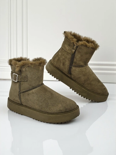 Royalfashion Kurze Damen Schneestiefel Aurelia Classico