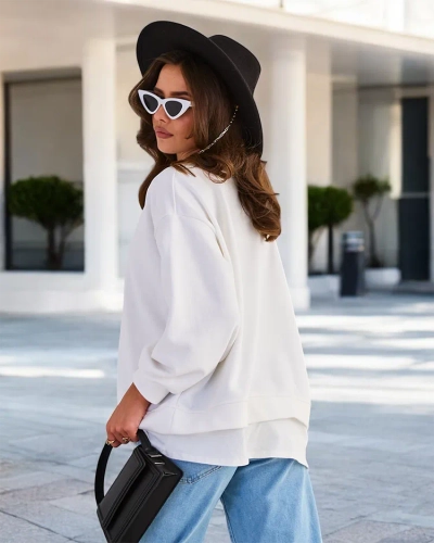 Royalfashion Women's Cotton Thin Sweatshirt