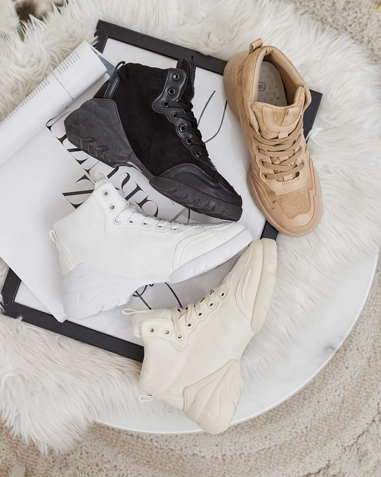 Royalfashion Damen Sportliche High Sneakers Bullaro