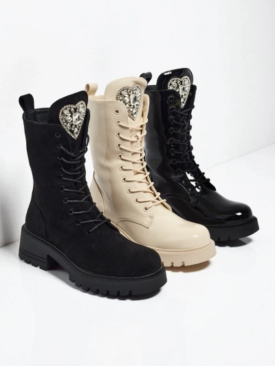 Еко замшеві шнуровані жіночі ботільйони Emelune