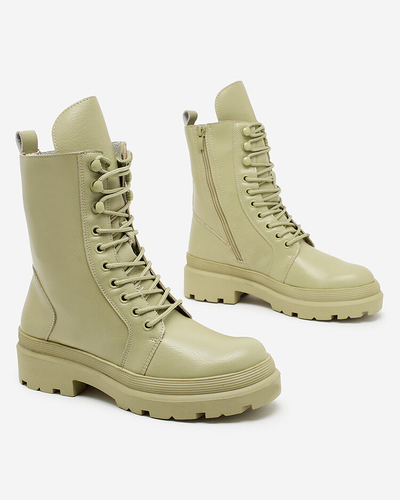 Royalfashion Eco leather women's bagger boots Vederme