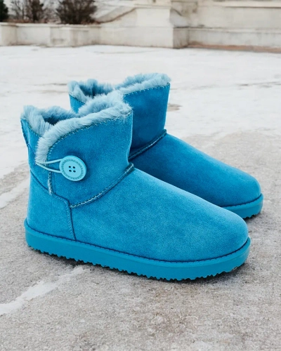 Royalfashion Damen Kurzstiefel a'la Schneestiefel Malla