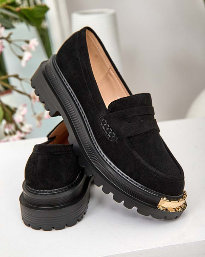 Royalfashion Damen Öko-Wildleder-Mokassins Retillum
