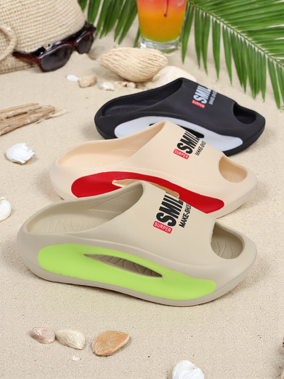 Royalfashion Universelle Gummi-Flip-Flops Super Smile