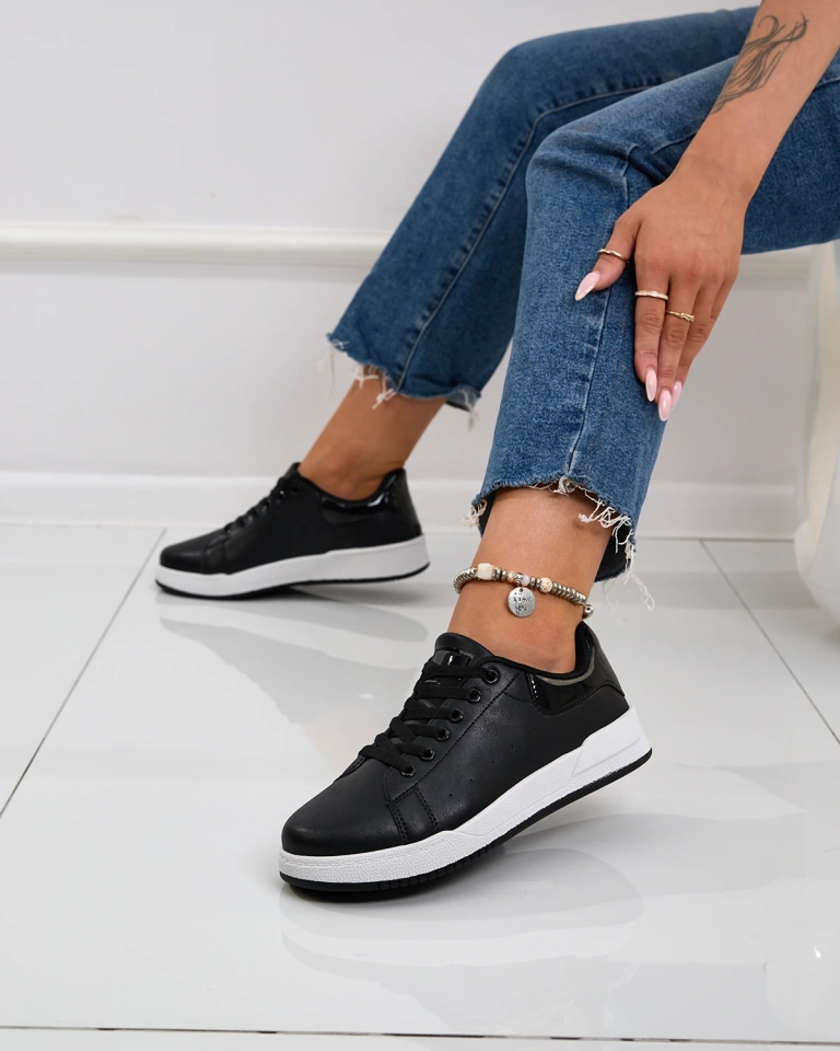 Royalfashion Schwarze klassische Sportschuhe Active Icons