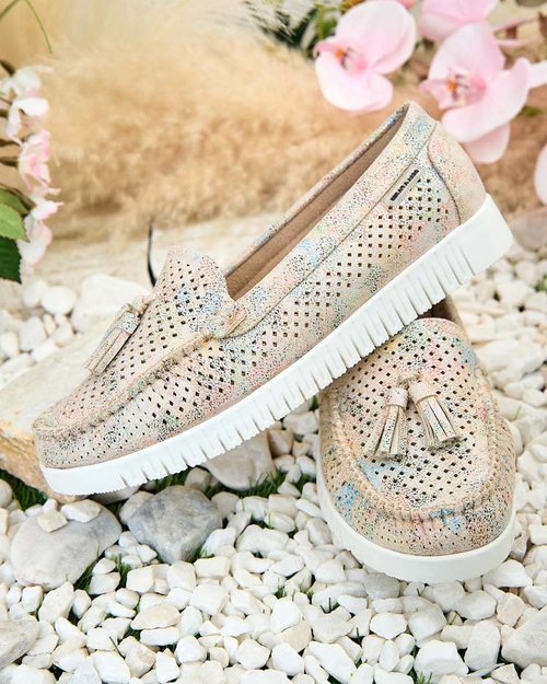 Royalfashion Жіночі ажурні мокасини Molaffa