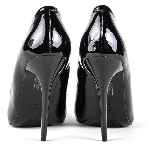Schwarz lackierte Pumps auf hohem Absatz Blaki - Footwear 1