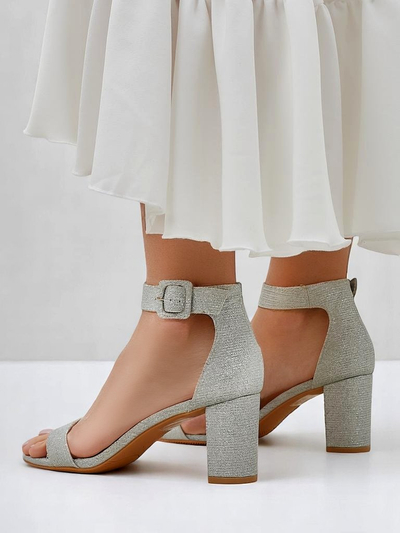 Royalfashion Glitzer Damen Sandalen Montrea