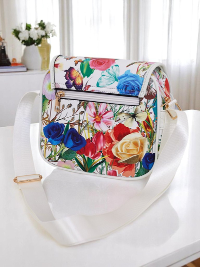 Royalfashion Kleine Damenhandtasche aus Eco-Leder Rose Belle