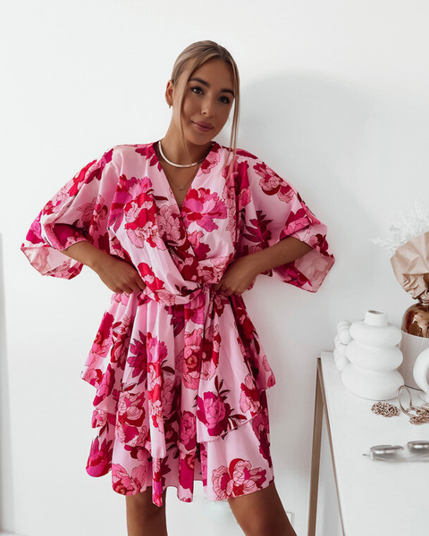 Royalfashion Damen-Minikleid mit originellem Muster