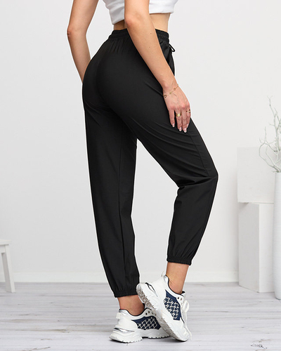 Schwarze Sporthose für Damen - Kleidung