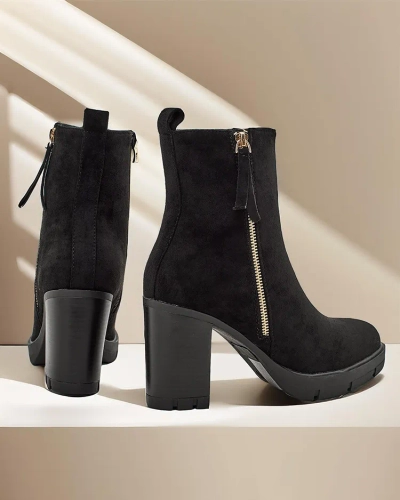 Royalfashion Damen Stiefeletten auf einem Pfosten Igges